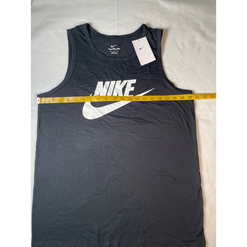 Nike Sportswear Futura Icon Men Black Tank Top AR4991-013 Size M NWT - Picture 3 of 4